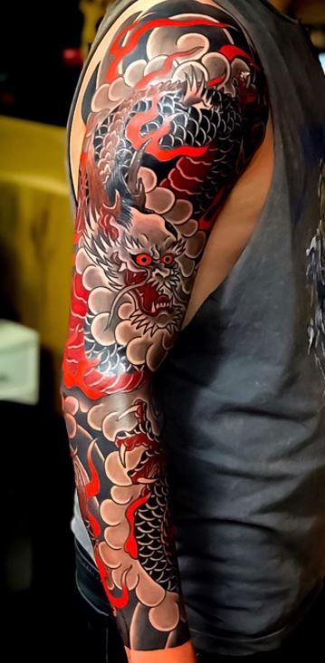 Japanese Tattoos on the Arm