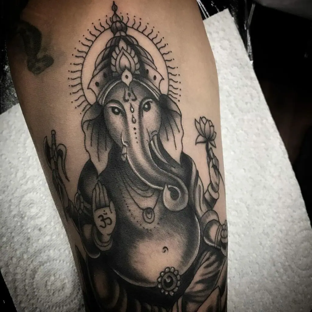 18 Ganesh tattoos that are suitable for men and women