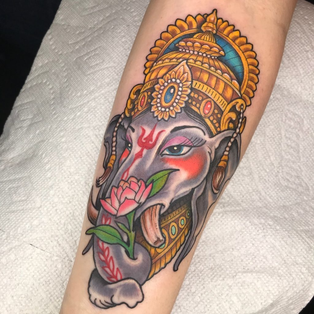 18 Ganesh tattoos that are suitable for men and women