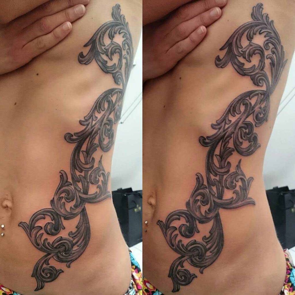 baroque female tattoos