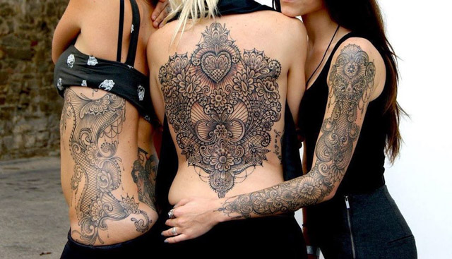 Baroque tattoo ideas for women