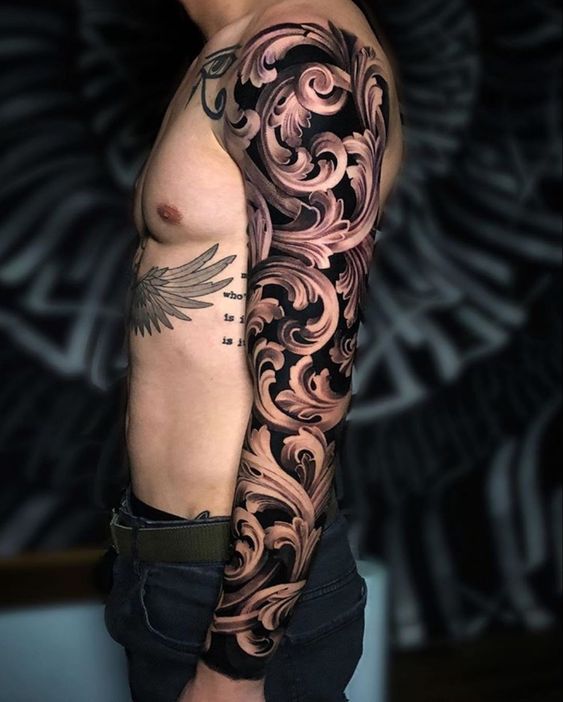 Baroque sleeve tattoo