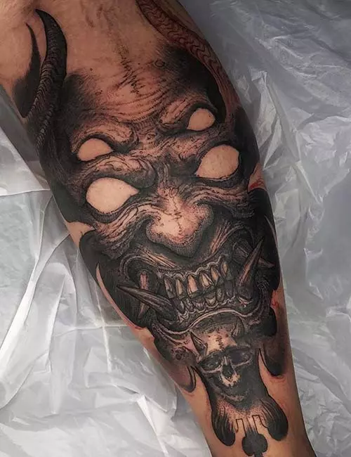 Tattoo of a demon on your arm