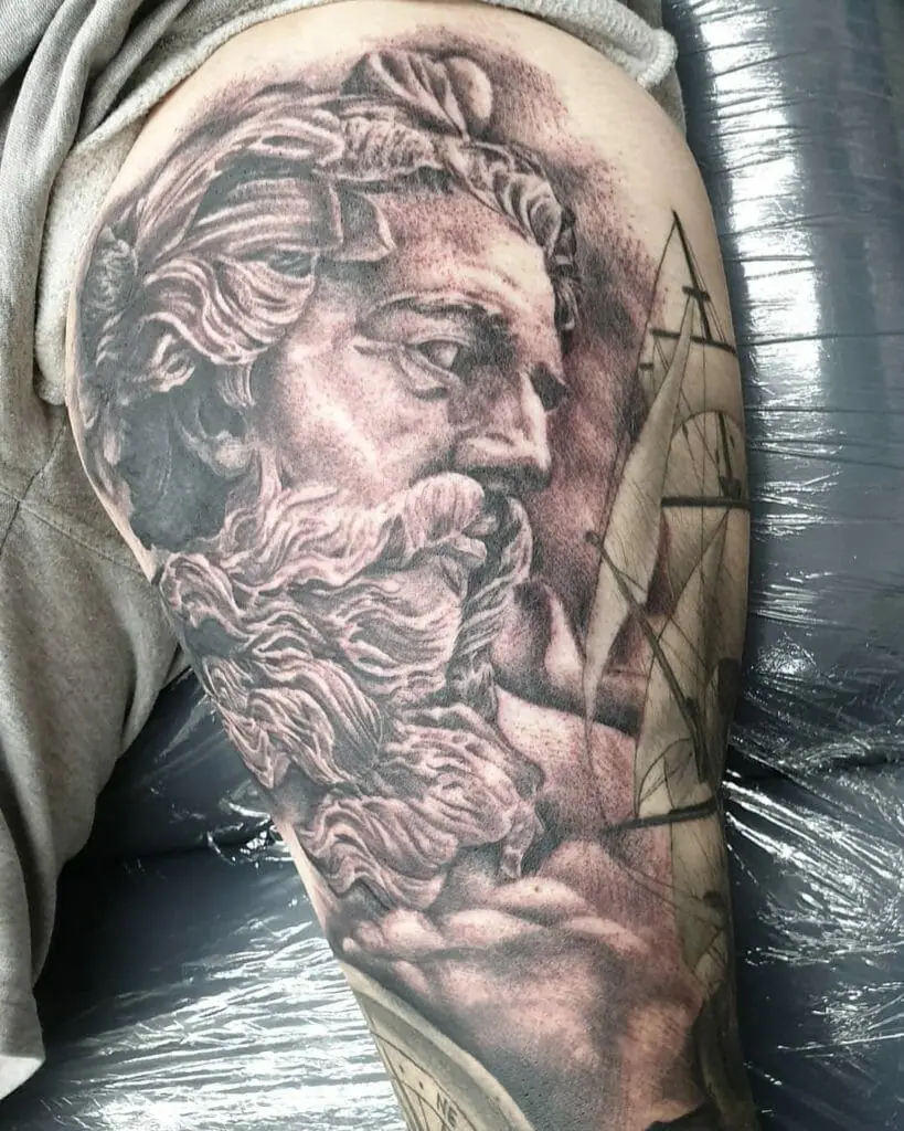 Poseidon tattoo