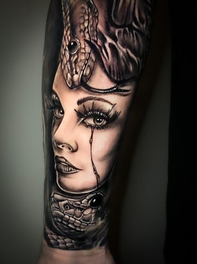 Realism Sleeve Tattoo