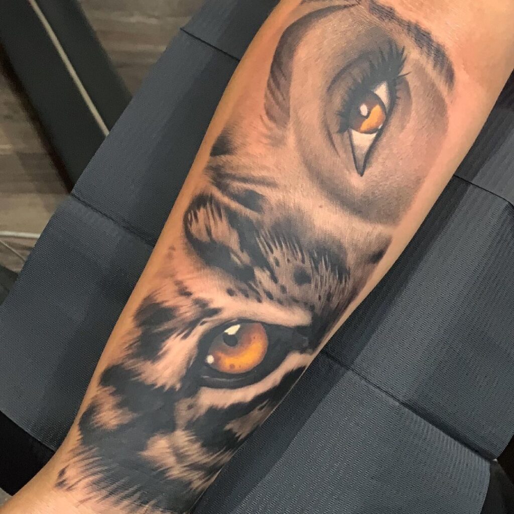 Realism style tattoo on the forearm Realism style tattoo on the forearm