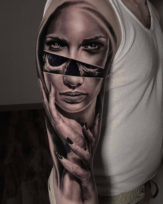 Realism Sleeve Tattoo