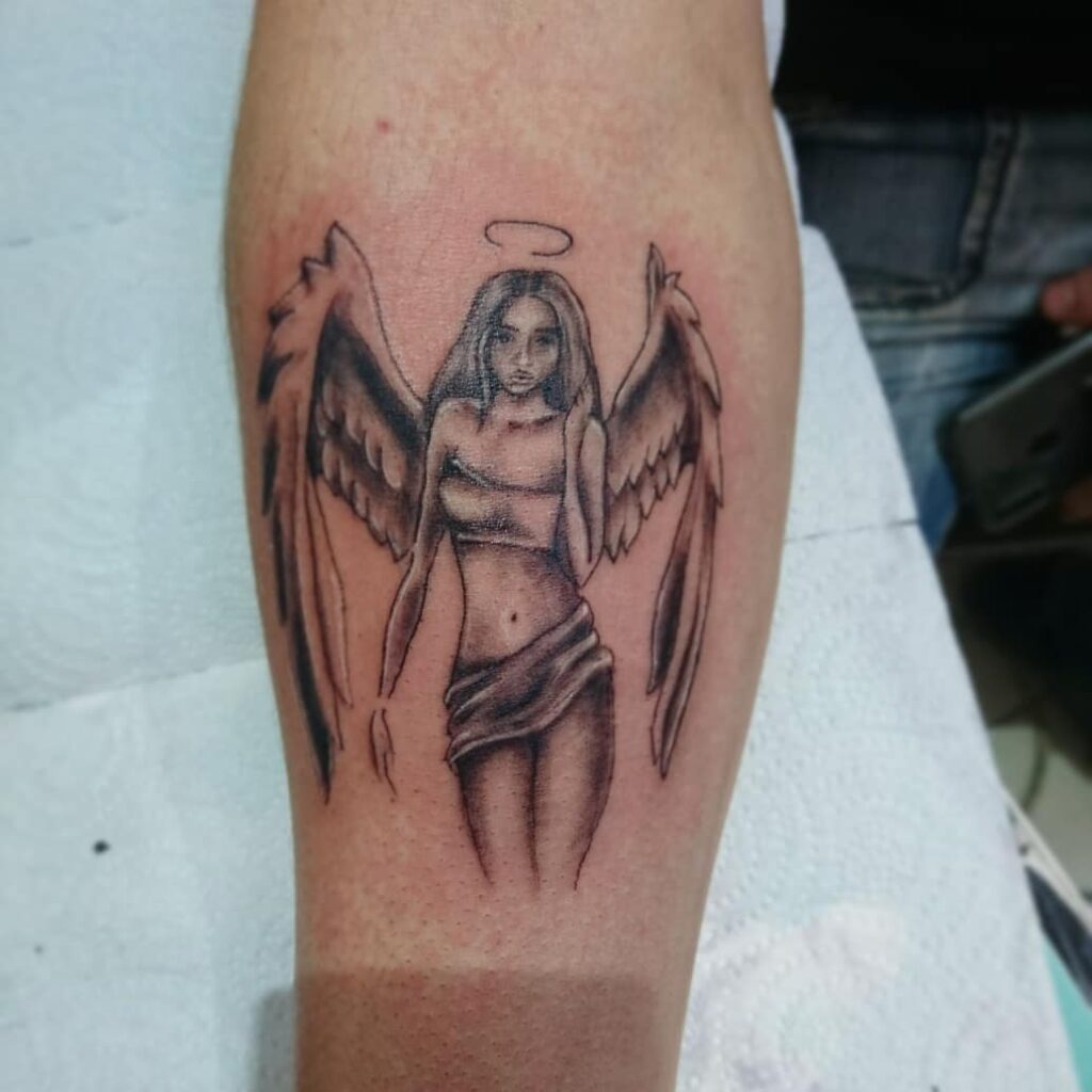 Tattoo of an angel on your arm