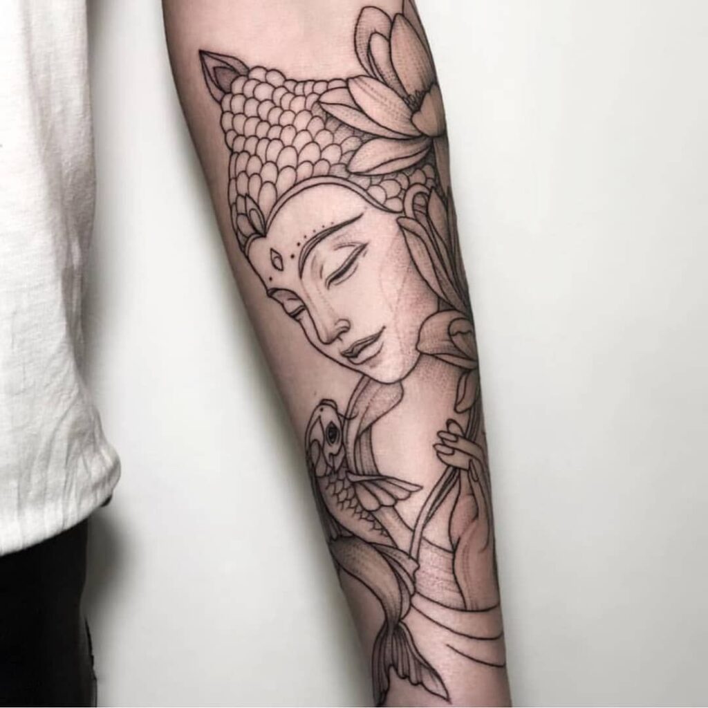 Buddha tattoo