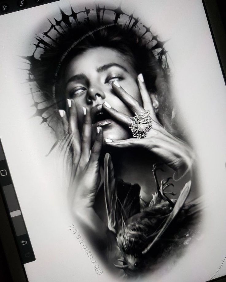 Realism Tattoo Sketch