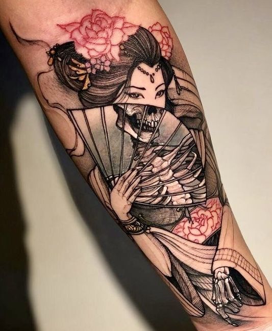 Hyde style tattoo on the arm