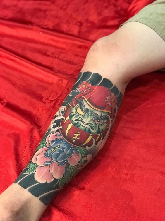 Hyde style tattoo on the foot