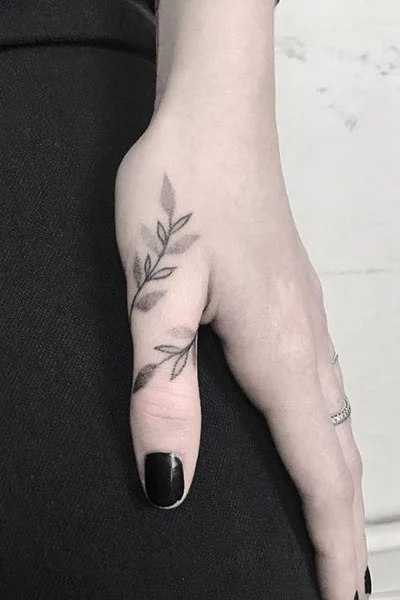 Small tattoo on the hand