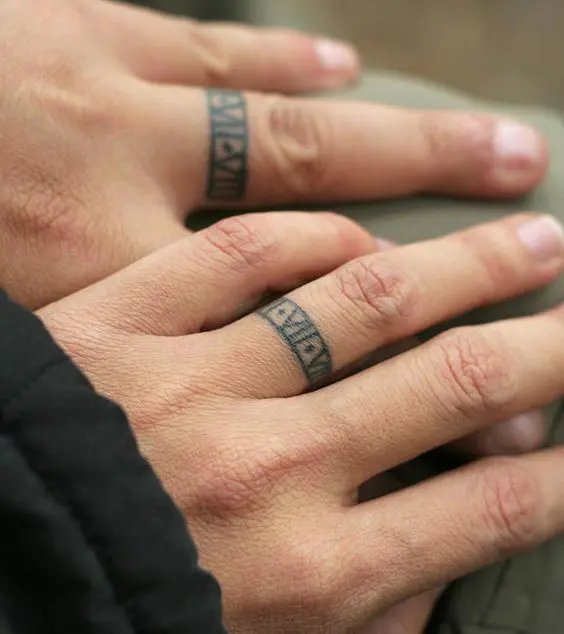 Tattoos on the ring finger