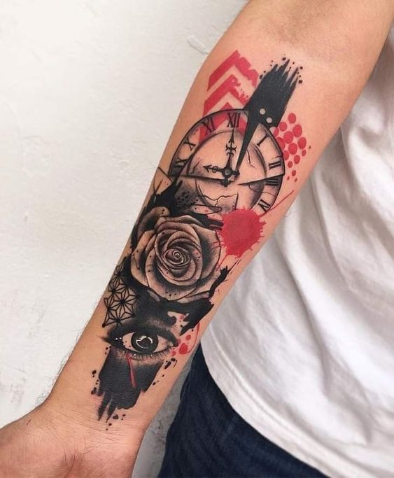 Hyde Style Forearm Tattoo