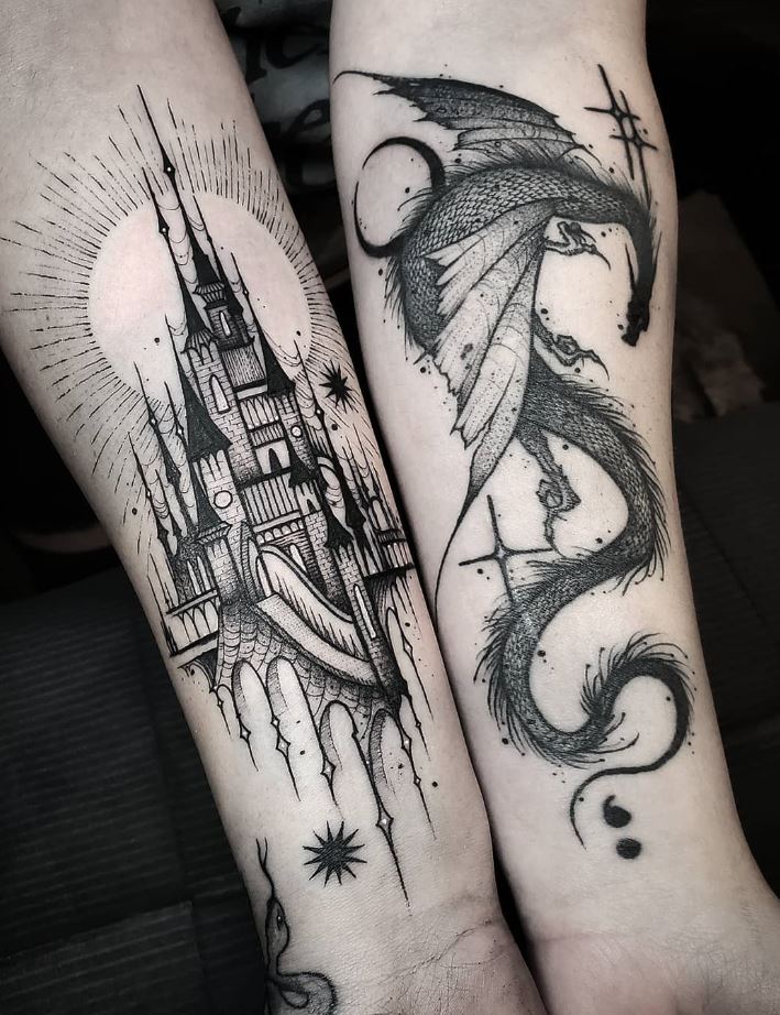 Tattoo on forearm