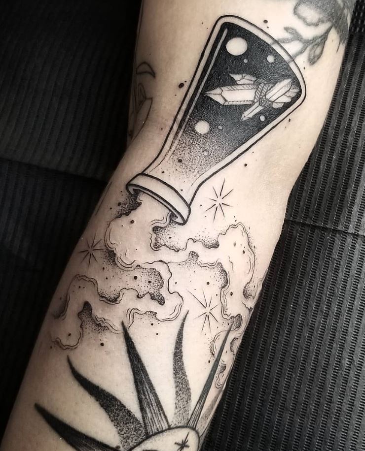 Tattoo on the forearm