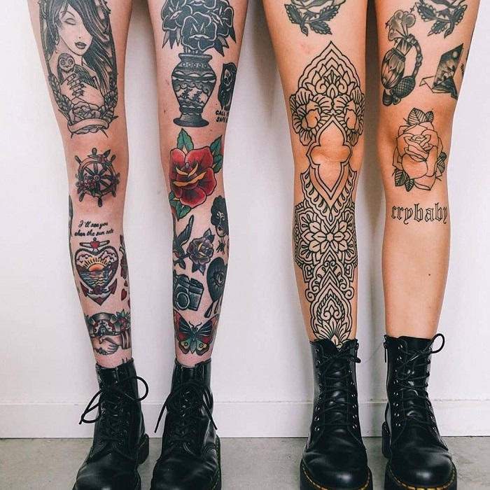 Shin tattoo ideas