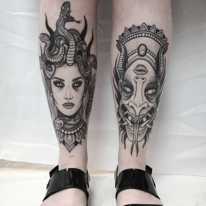 Shin tattoo ideas