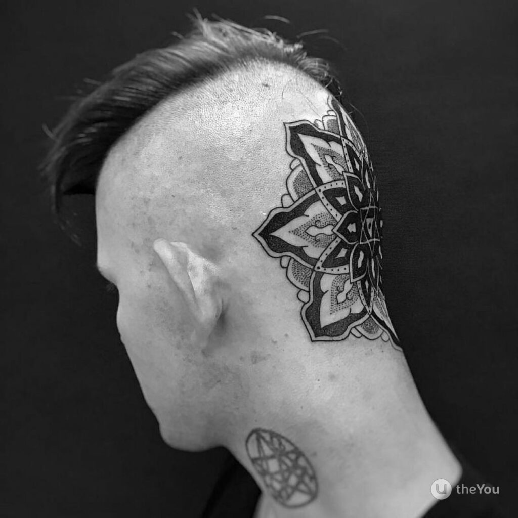 tattoo on the back of the head