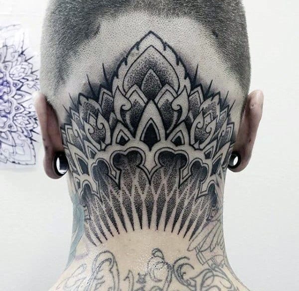 tattoo on the back of the head