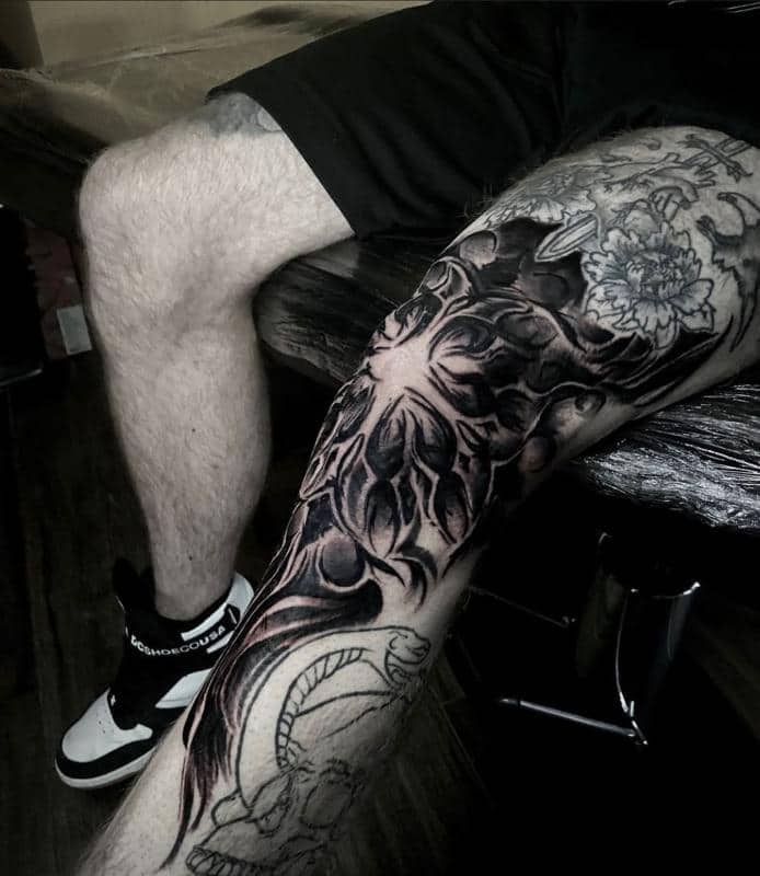 Knee tattoo ideas