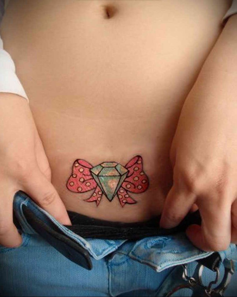 Female intimate tattoos