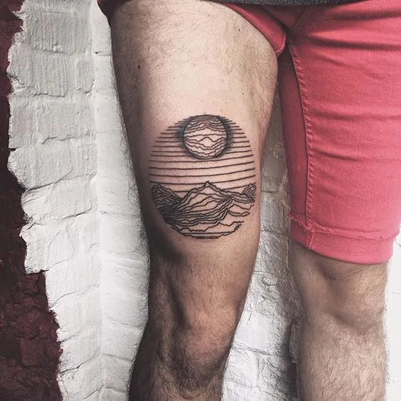 Thigh tattoo ideas for men