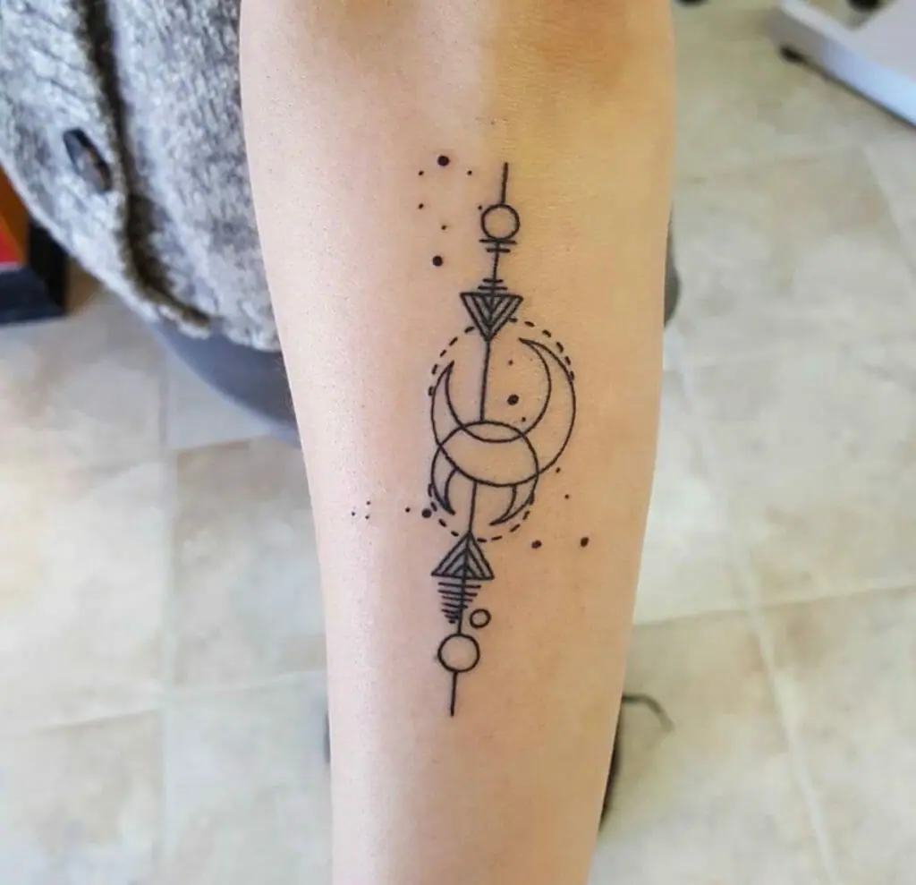 Tattoo of a Libra sign on your hand