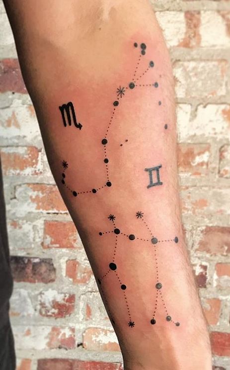 24 unique Gemini tattoos that will highlight your personality and body