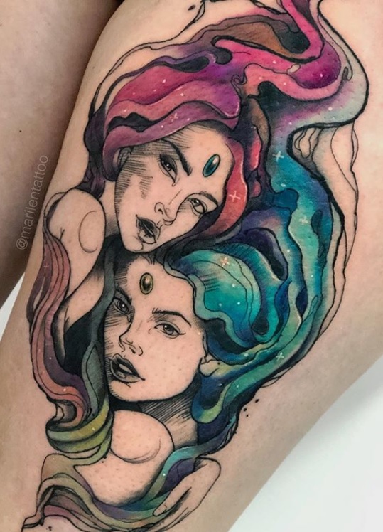 24 unique Gemini tattoos that will highlight your personality and body