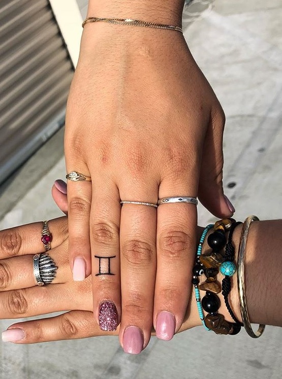 24 unique Gemini tattoos that will highlight your personality and body