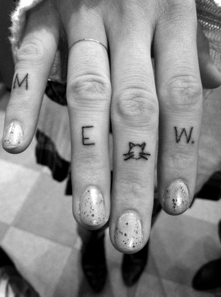 Tattoo ideas on fingers