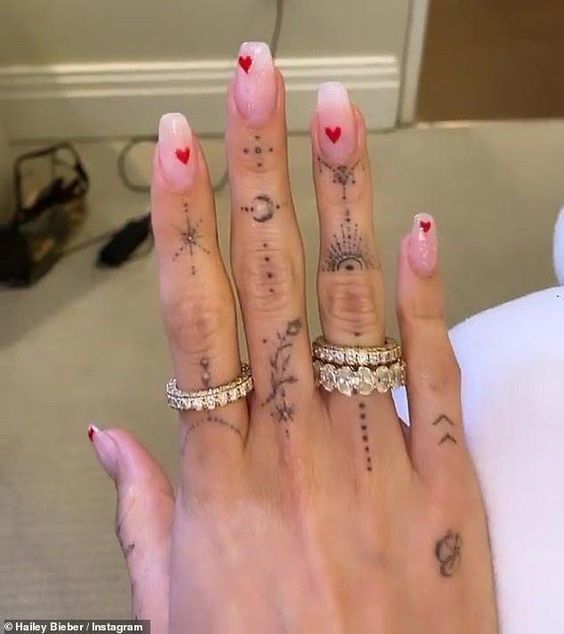 Minimalist finger tattoo ideas