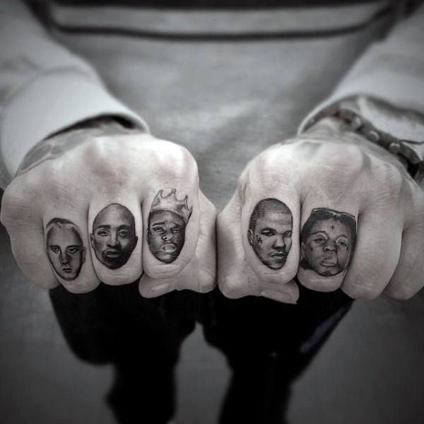 Tattoo ideas on fingers for men