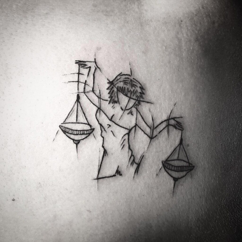 A little Libra tattoo