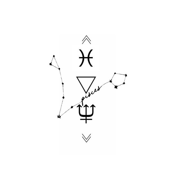 Sketch of the constellation of the zodiac sign Sagittarius