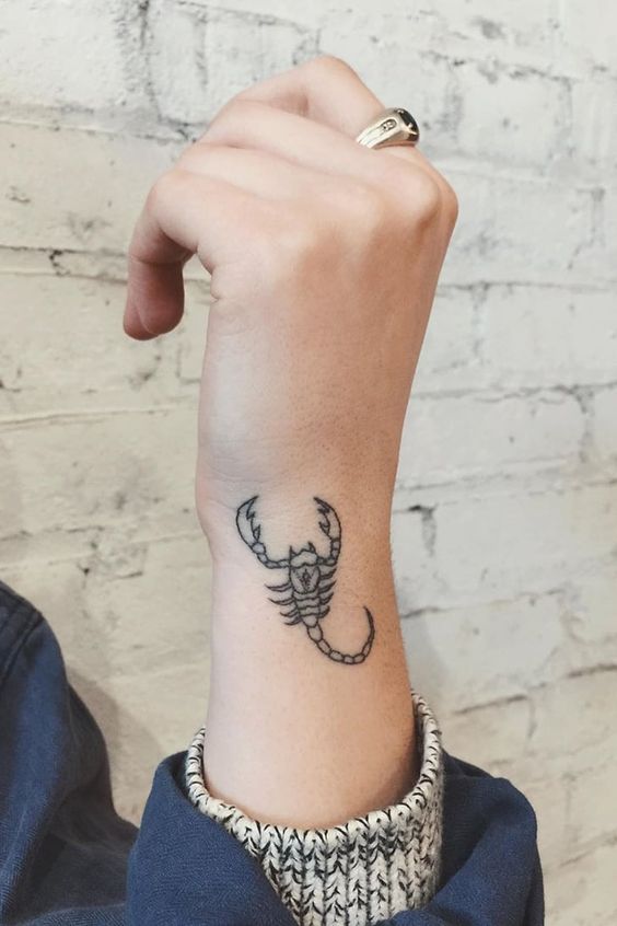 Tattoo of a scorpion on your arm