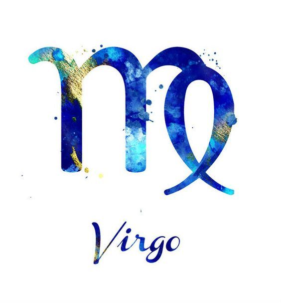 Sketch of a Virgo zodiac sign tattoo