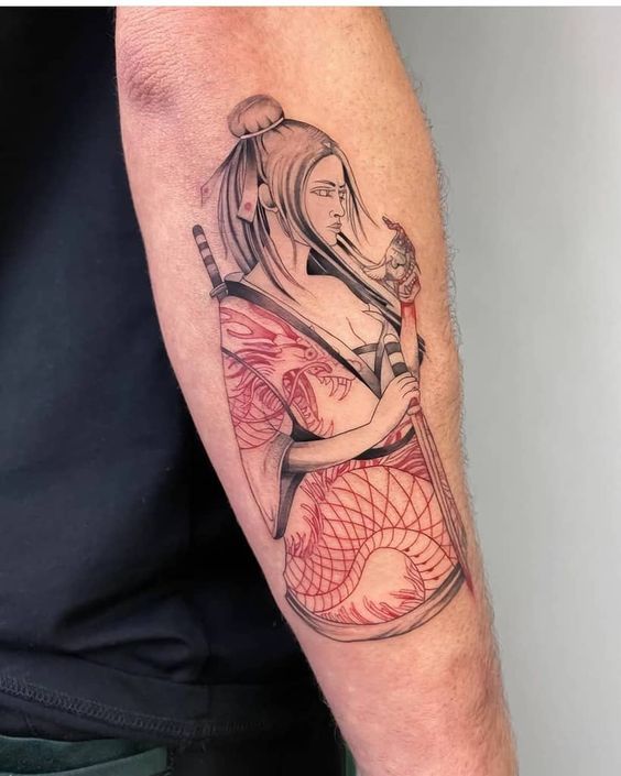 Geisha tattoo: 35 ideas for inspiration