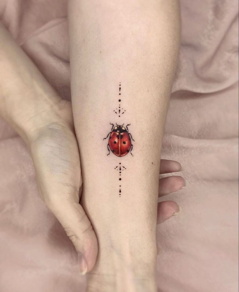 Ladybug tattoo: symbolism and meaning