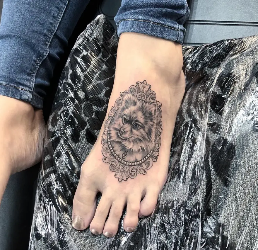 Tattoo on the ankle for women