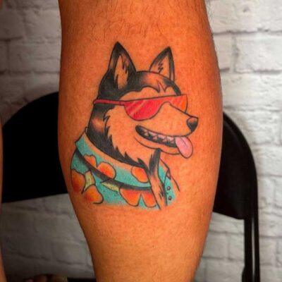 Husky tattoos: 42 designs that will make you fall in love with this dog ...