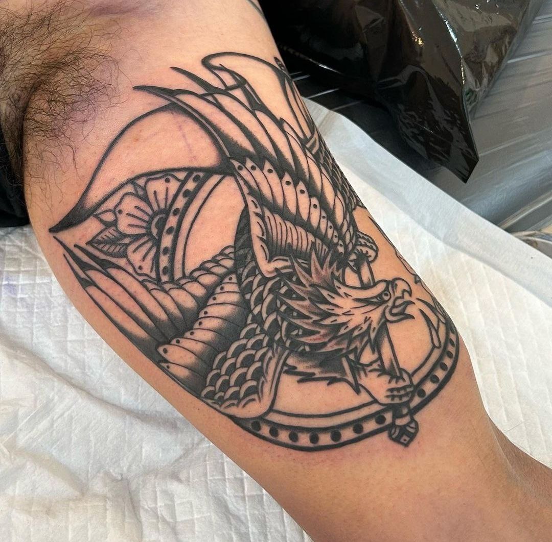 Large eagle tattoo on the shoulder for men Large eagle tattoo on the shoulder for men