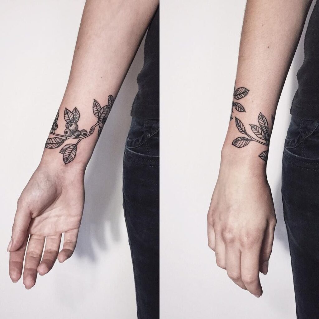 Tattoo on the arm for women