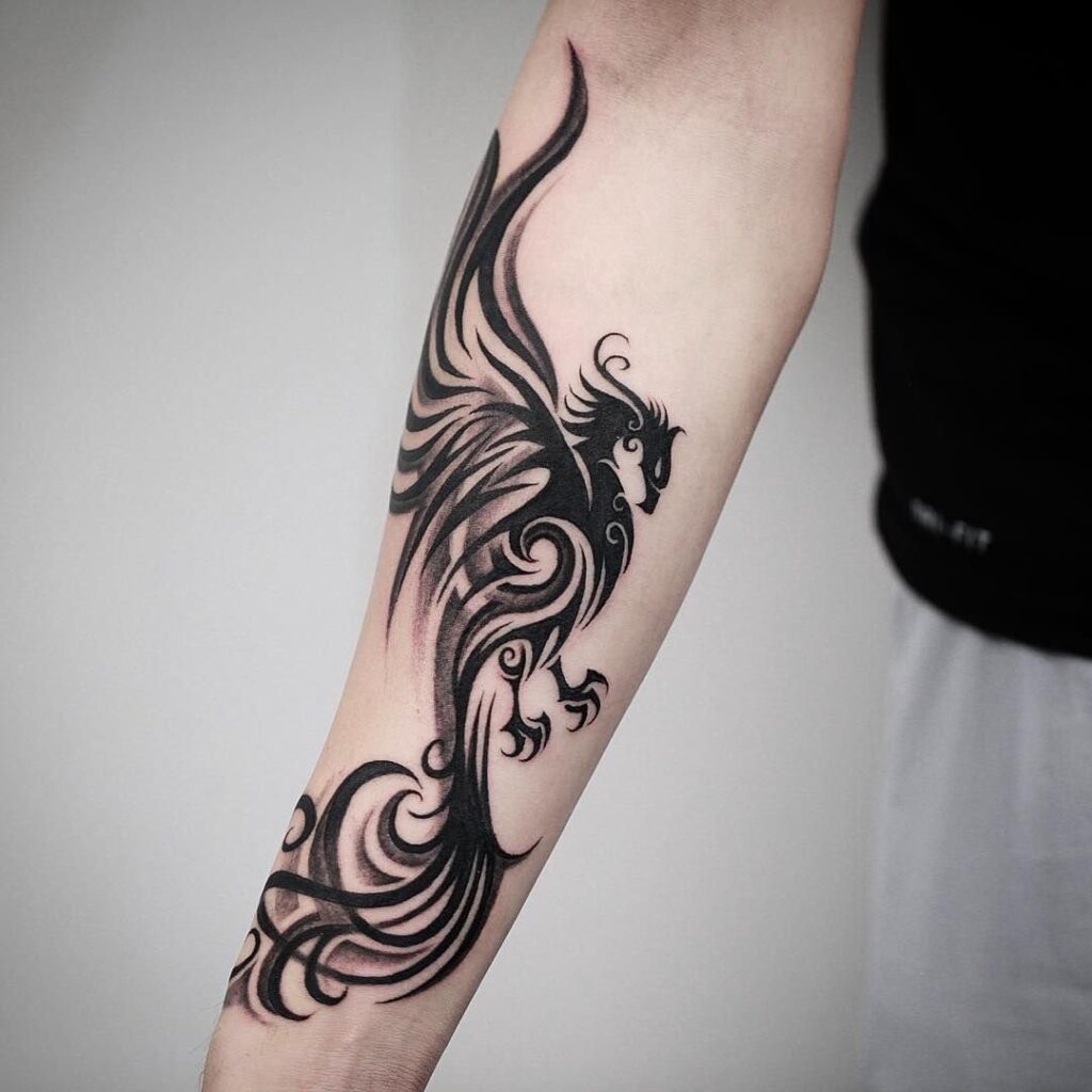 Tattoo on the forearm for women