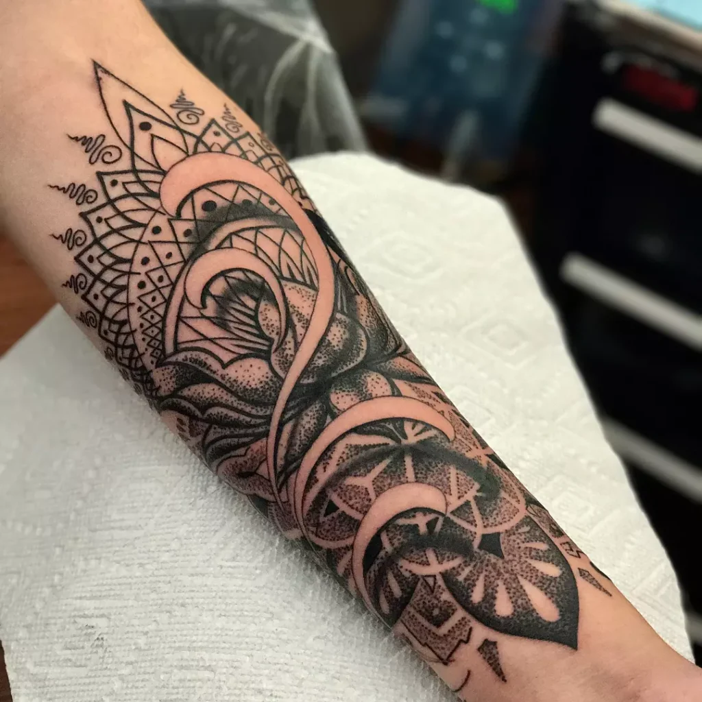 Tattoo on the forearm for women