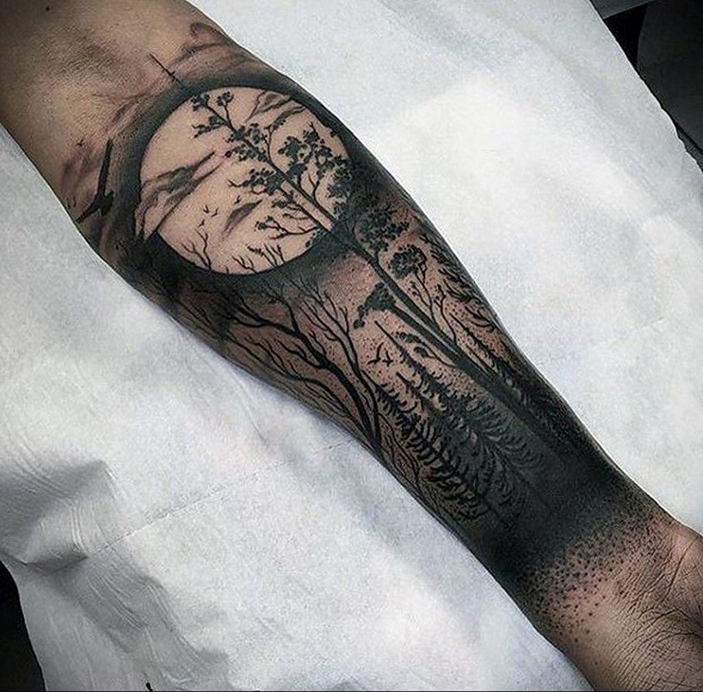 Tattoo on the forearm for men