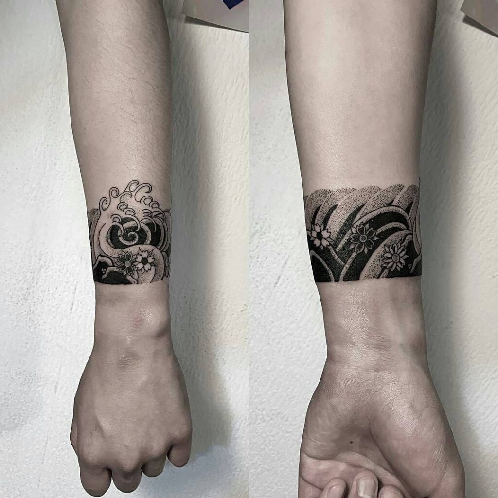 Tattoo on the wrist for men