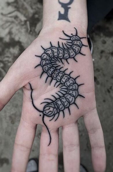 Palm tattoo for men